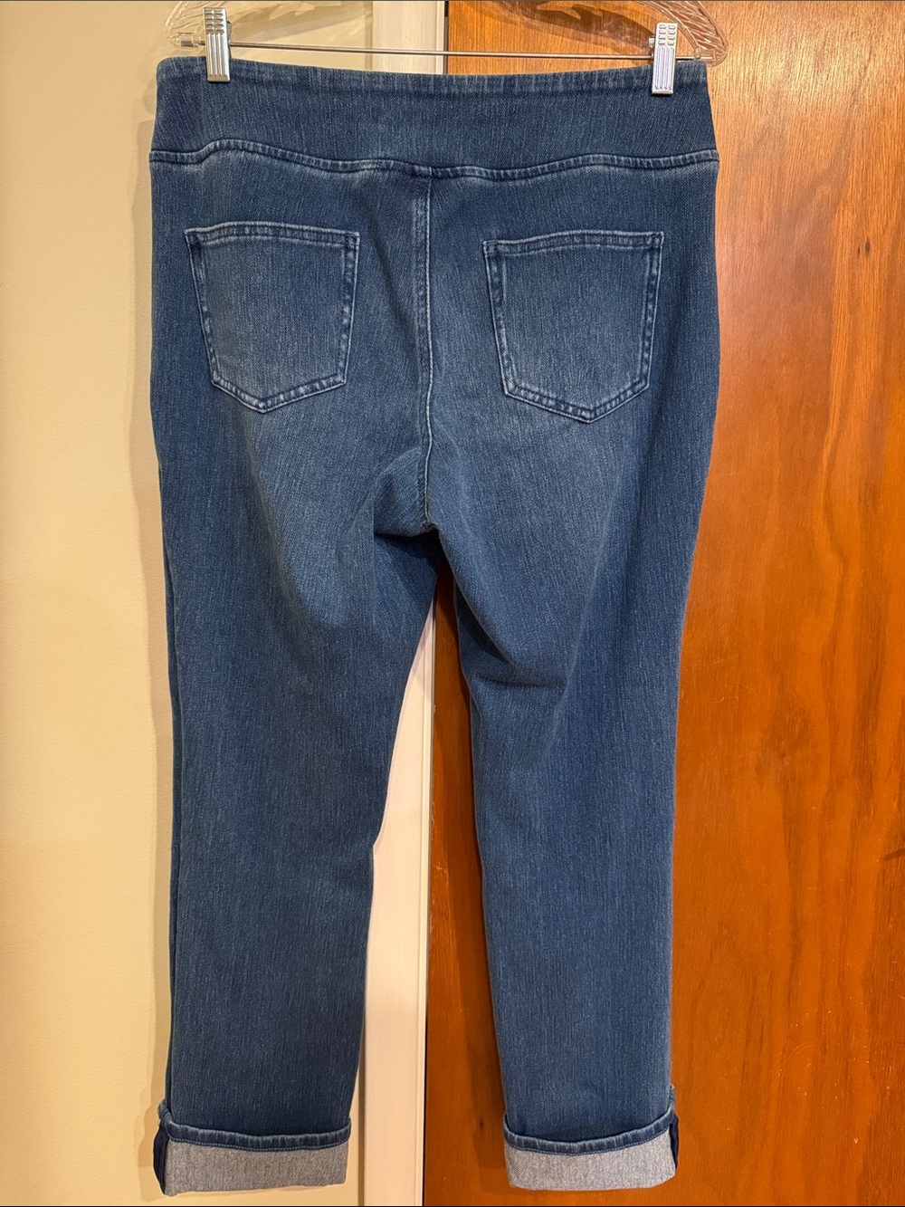 Belle by Kim Gravel Medium Blue Ankle-Length Pull-On Jeans - Picture 6 of 7
